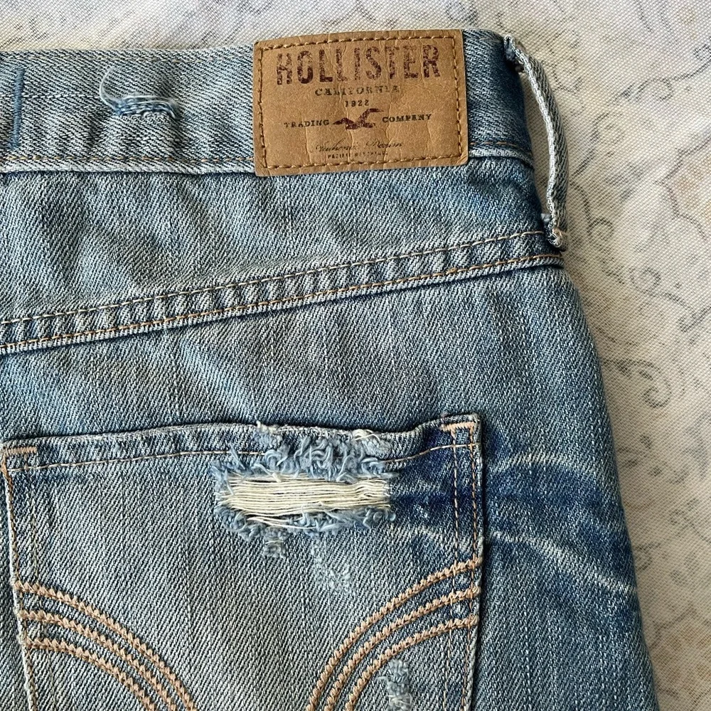 Hollister vintage‎ Blue Jean Shorts Distressed Cut-Off Style